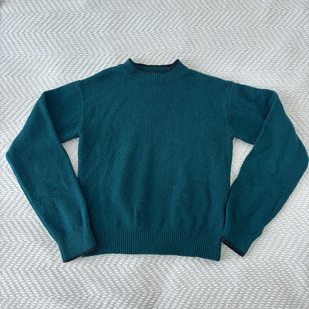 Teal Crew Neck Sweater